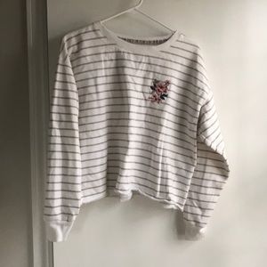 Cropped sweatshirt